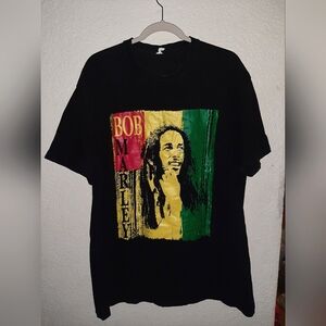 BOB MARLEY XL BLACK T-SHIRT